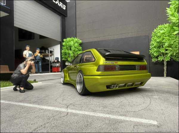 1:18 VW Scirocco GTX 16V MK2 Rieger GTO inkl. Acryl Vitrine